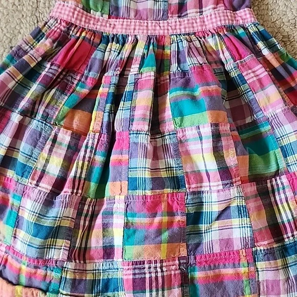 Ralph Lauren Baby Girl Patchwork Plaid Dress - Picture 3 of 7